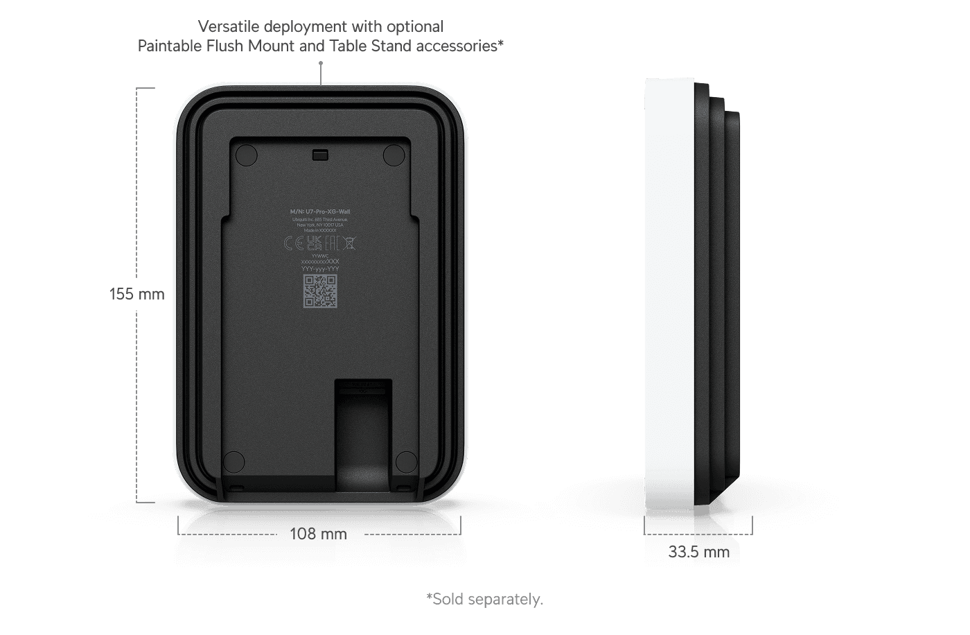 UniFi Access Point U7 Pro XG Wall